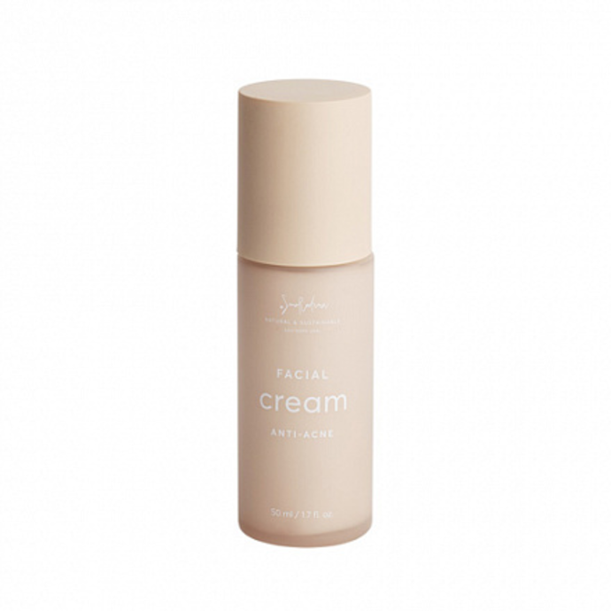 Anti-Acne" cream for problem and oily facial skin with currant