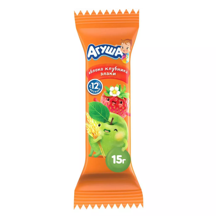 Agusha Apple-Strawberry Granola Bar